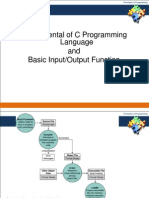 Fundamental of C Programming Language and Basic Input/Output Function