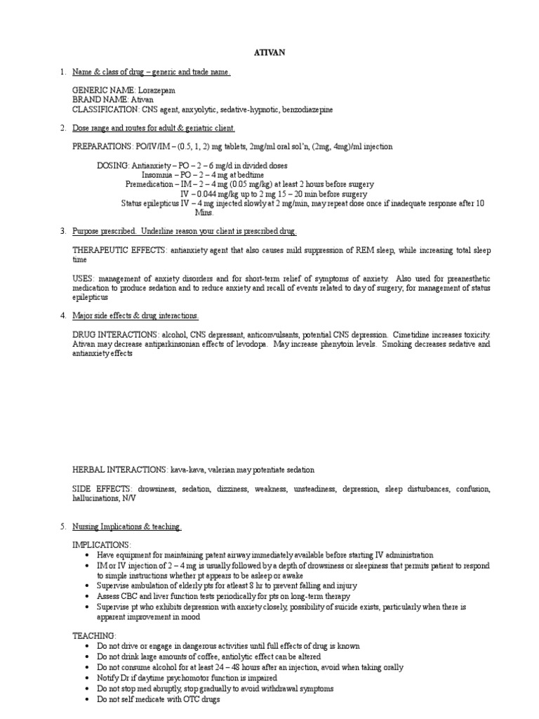 lorazepam 2mg/ml oral
