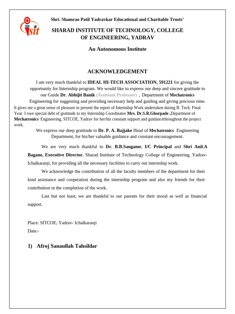 03 Acknowledgement 2 | PDF