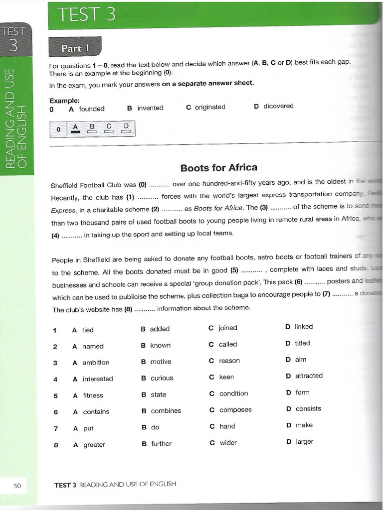 TEST 3_FCE_PRACTICE TEST_PLUS _VOL_1_ | PDF
