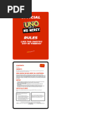 UNO Card Game Official Rules Guide | PDF | Board Games | Tabletop Games