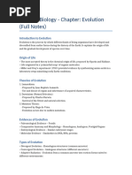 Human Evolution Notes for Class 12 | PDF | Homo | Evolution