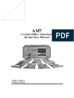 Central Office Simulator Instruction Manual: Meritec