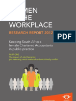 Women in Workplace - CA Public Practice - 2012