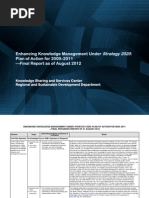 Download Enhancing Knowledge Management Under Strategy 2020 Plan of Action for 20092011Final Progress Report on Useful Results Indicators by ADB Knowledge Solutions SN104055371 doc pdf