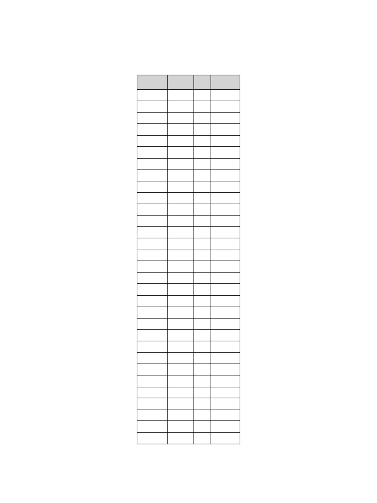 Binary Character Code Table | PDF | Numbers | Text