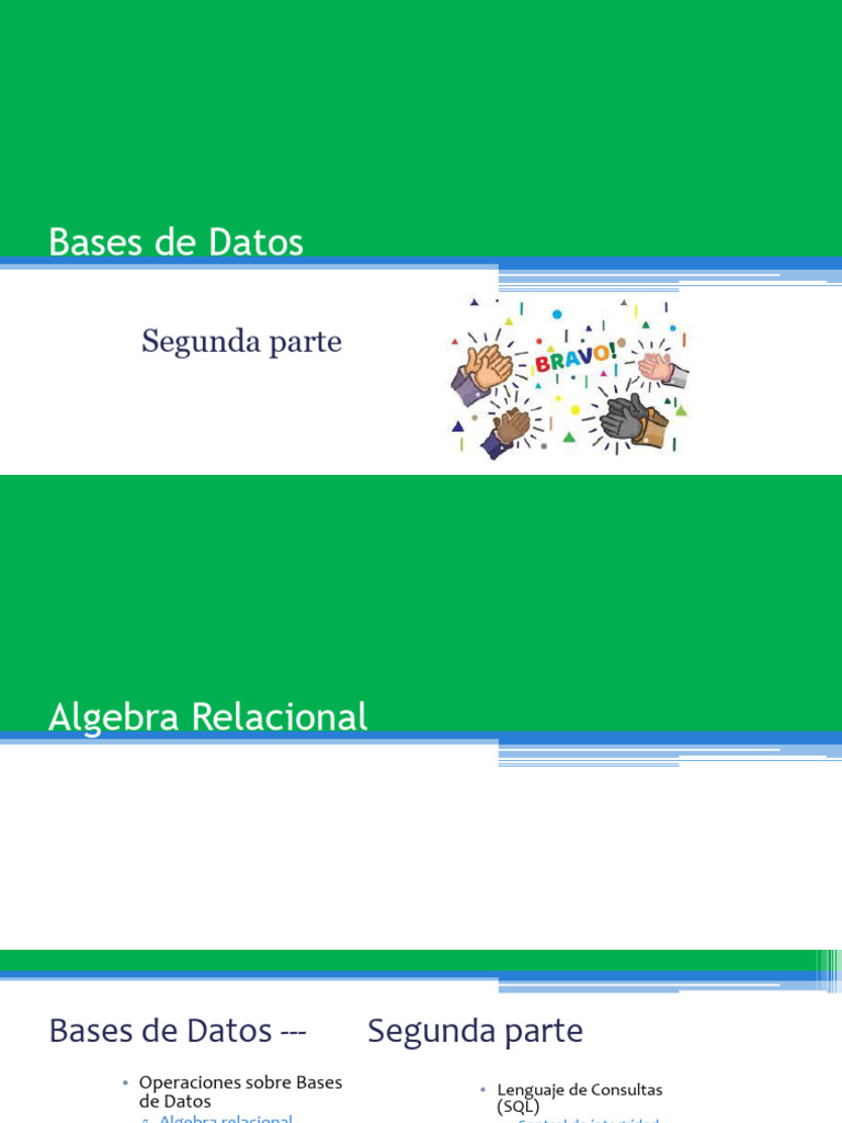 Bases de Datos - Unidad Cuatro | PDF | SQL | Software de gestión de datos