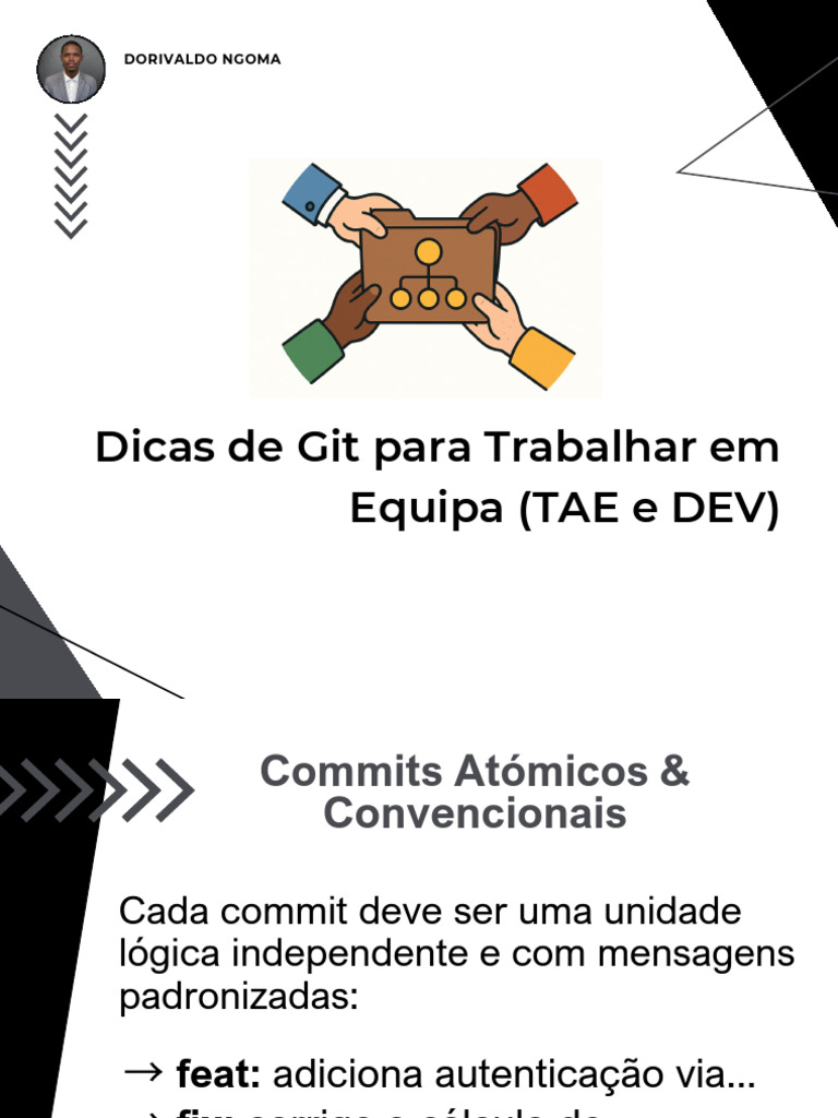 Como Trabalhar Com Git em Equipa - TAE e DEV | PDF