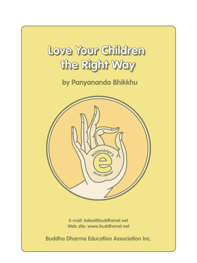 Love Your Children The Right Way | PDF | Karma