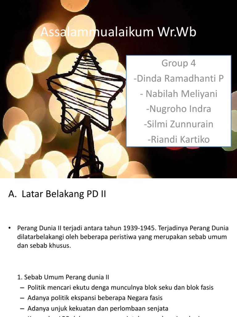 Sebab Umum Terjadinya Perang Dunia Ke 2 - Berbagai Sebab