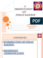 Microwave Communication System in Indian Railways