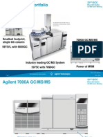 Agilent GC/MS Portfolio: Smallest Footprint, Single GC Column 7000A GC/MS/MS 5975VL With 6850GC