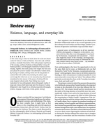 Life and Words: Violence and The Descent Into The Ordinary (Veena Das)