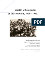 Cooperación y Diplomacia Chile y URSS 1970 - 1073