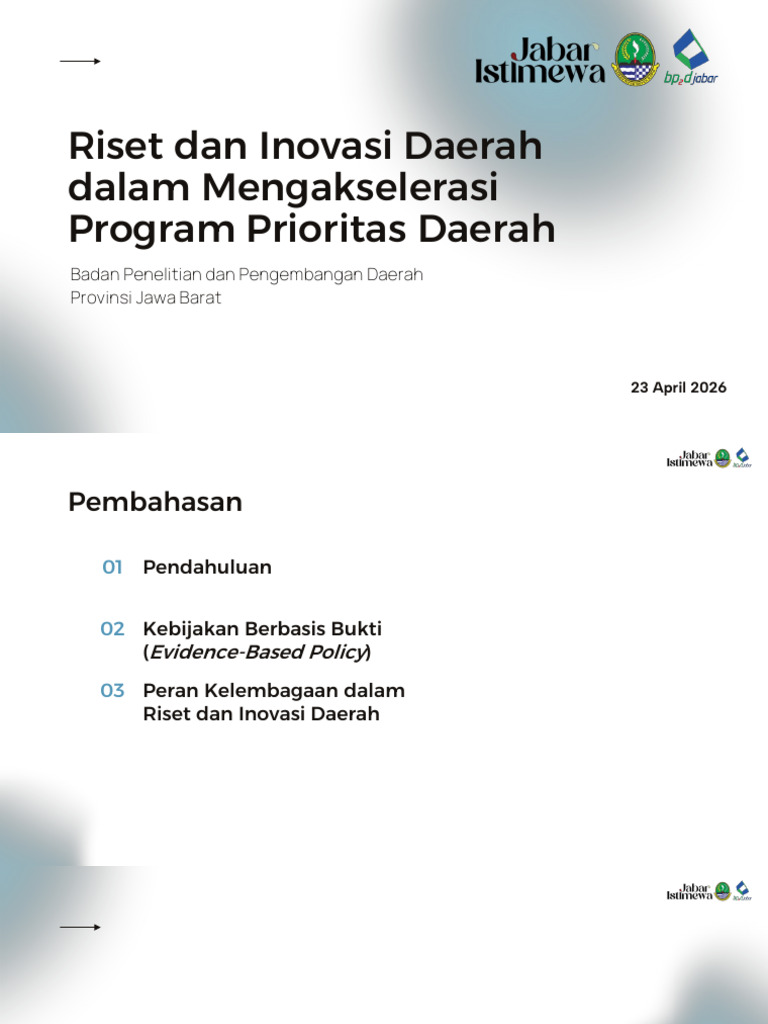 Paparan Webinar NGaRIUng BAPPERIDA Kab Bogor - Inge BP2D Jabar 23 April ...