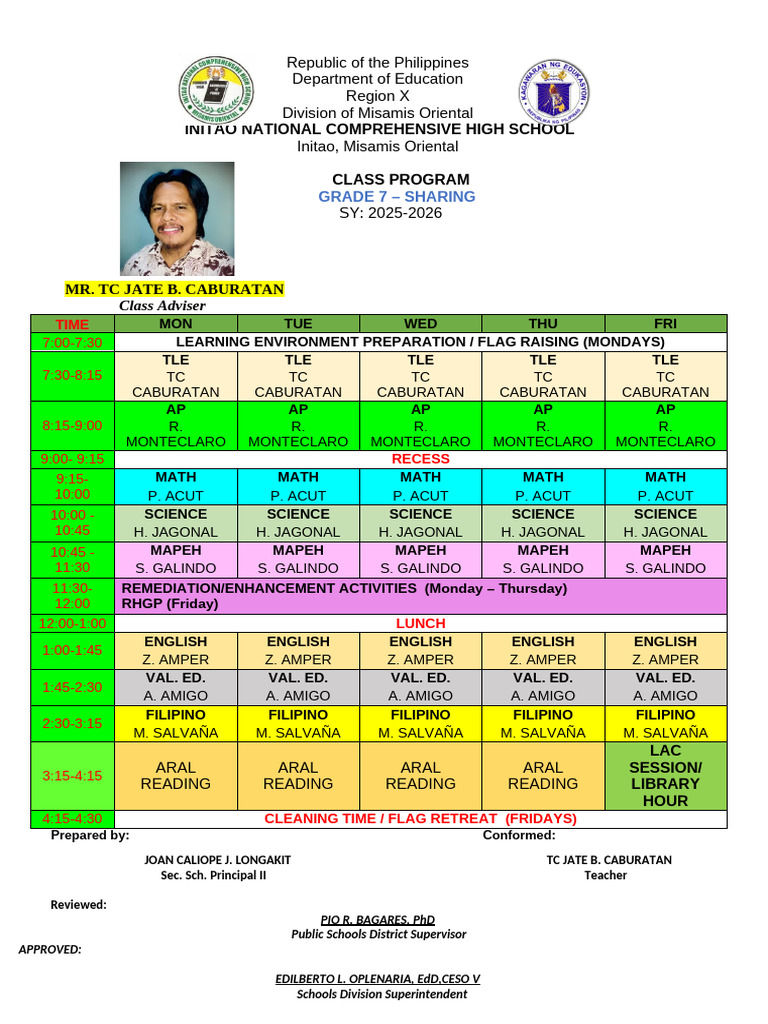 Class Prog 2025-2026 Complete | PDF | Intelligence | Republic