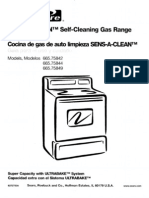 Sens-A-Clean Tmself-Cleaning Gas Range C - Cina de Gas de Auto Limpieza Sens-A-Cleantm