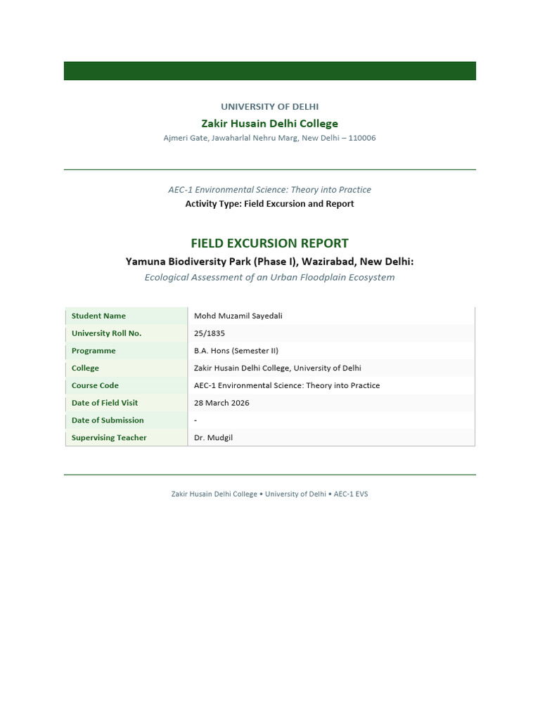 EVS Project | PDF | Ecology | Eutrophication
