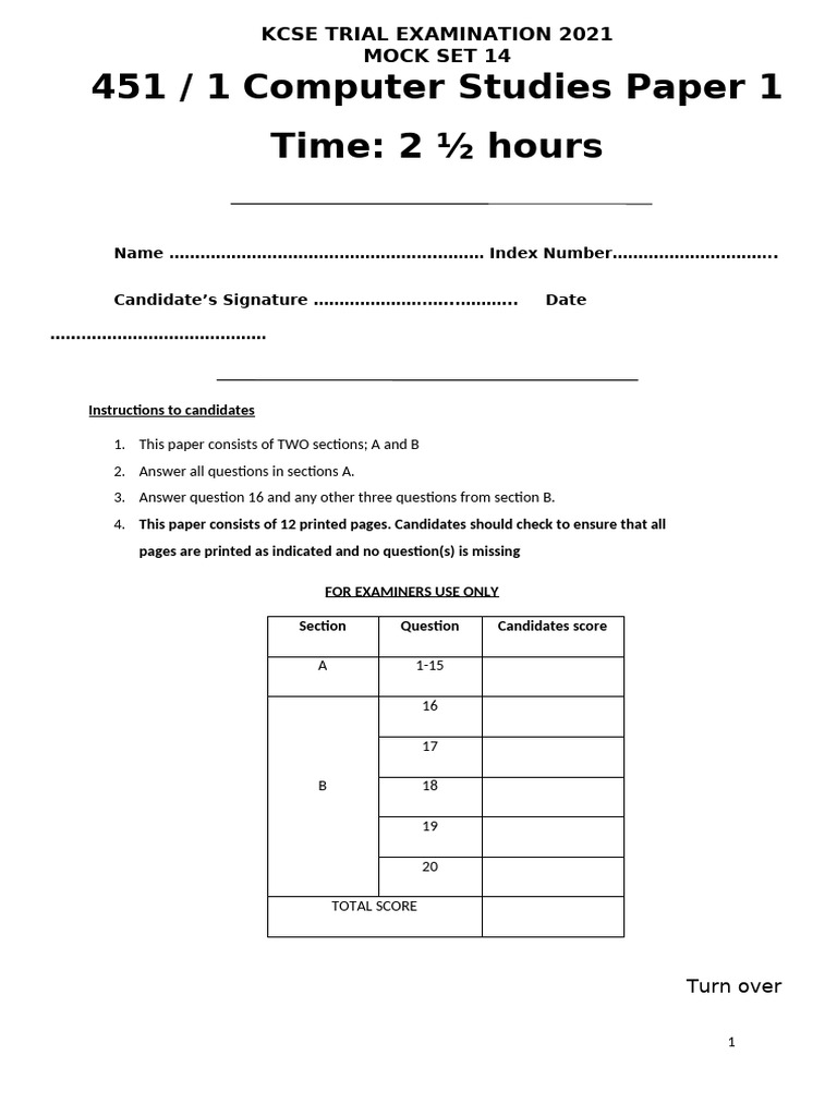 Comp PP1 | PDF | Computing | Computer Architecture
