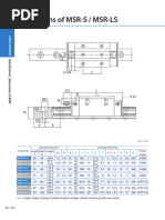 THK HSR Model Specifications Guide | PDF