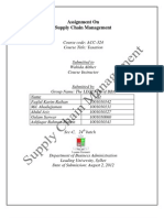 Assignment on Supply Chain Management