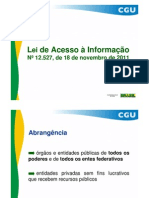 Apresentacao Lei Acesso Informacao