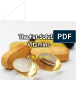 Fat Soluble Vitamins (Powerpoint)