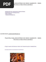 Técnicas Multiplicadoras em Comunicação - Palestra Min. Meio Ambiente - CESPE/MMA