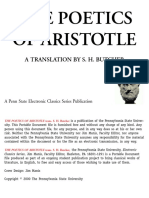The Poetics of Aristotle: A Translation by S. H. Butcher