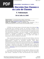 A Teoria de Marx e a Luta de Classe