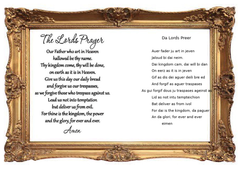 The Lords Prayer | PDF