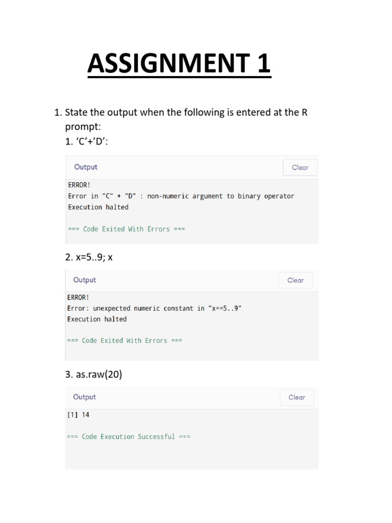 assignment 1 (1) | PDF | Command Line Interface | Boolean Data Type