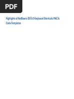 NetBeans IDE Keyboard Shortcuts Guide | PDF | Command Line Interface ...