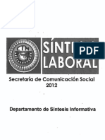 Síntesis Laboral CTM 27 Agosto 2012