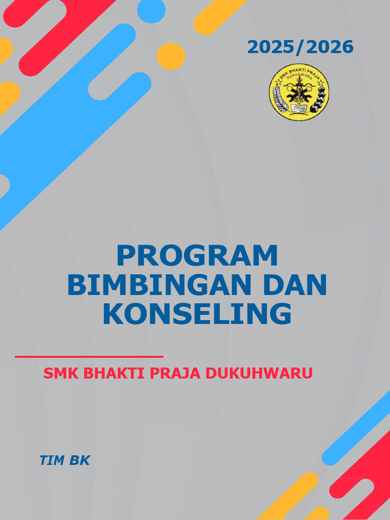 1.1 Progam Kerja BK Tahun 2025 2026 | PDF