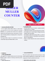 Geiger-Müller Tube: Principles & Applications | PDF