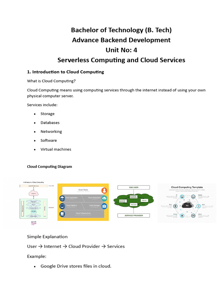 Serverless Computing and Cloud Service1 | PDF | Cloud Computing | Databases
