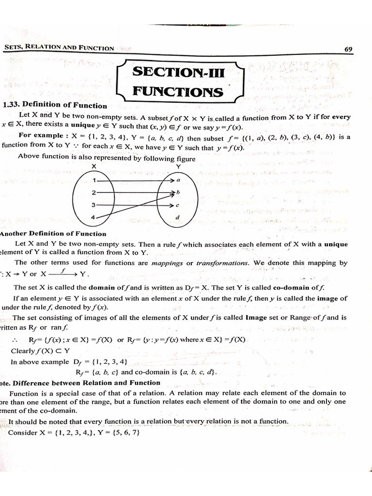Discrete mathematics Functions | PDF