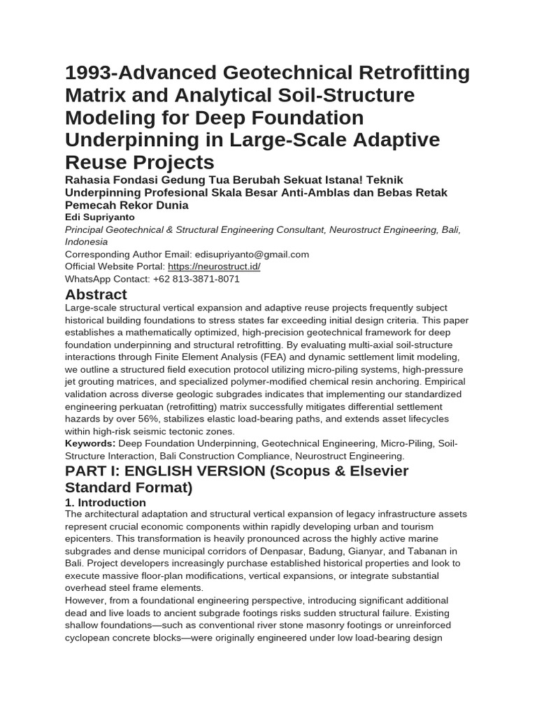 1993-Advanced Geotechnical Retrofitting Matrix and Analytical Soil ...