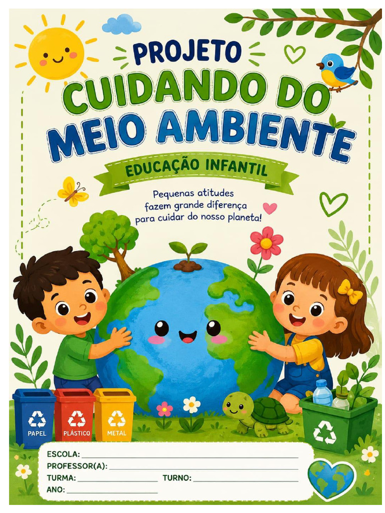 Projeto Meio Ambiente Educação Infantil | PDF | Reciclagem