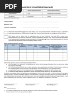 UBO Declaration Form for Mauritius | PDF