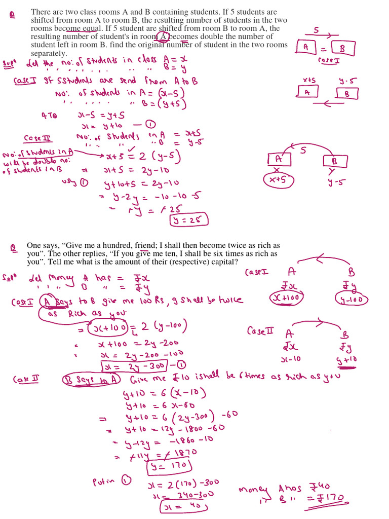 General Word Problems Continued | PDF
