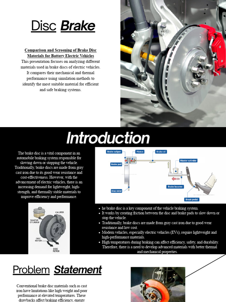 Automotive DISC BRAKE Angad | PDF | Strength Of Materials | Brake