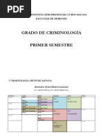 Plan de Estudios Derecho y Criminología 2025 | PDF | Criminología ...