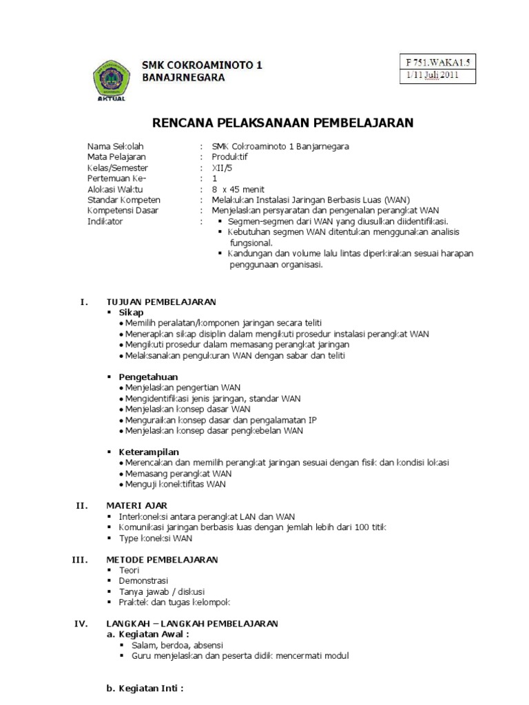Materi Teknologi Jaringan Berbasis Luas Guru Galeri
