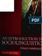 An Introduction To Sociolinguistic