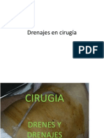 Drenajes en Cirugía