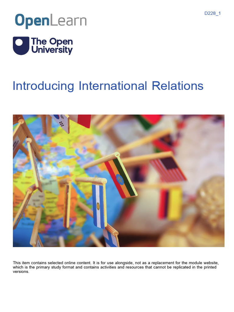 Introducing International Relations Printable | PDF | International ...