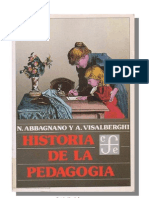 Abbagnano N Visalberghi a La Historia de La Pedagogia