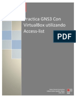 Practica ACL GNS3 y VirtualBox